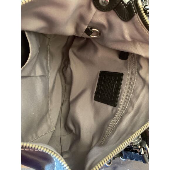 Coach Ergo Pleated hobo/soho black Leather Shoulder Bag - Picture 9 of 9